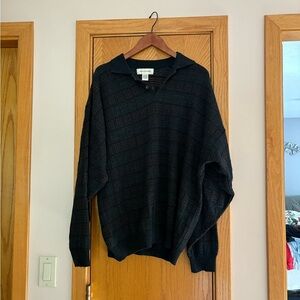 Pronto Uomo Black V-Neck Sweater